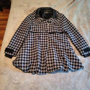 Wool Winter Coat w/ a Bubble Hem